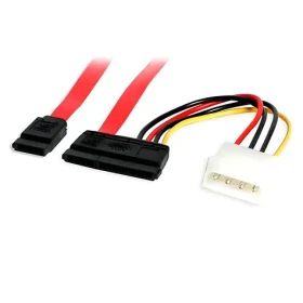 StarTech SATA combo kábel červená / Kábel / SATA 7-pin + Molex 4-pin / 0,457 m / 6 Gbit/s (SATA18POW)