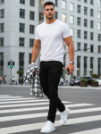 Pánske džínsy slim fit čierne FashionStreet UX4482 s38