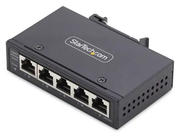 StarTech I51G / Switch / 5- Port 10/100 Mbps / IP30 / -40 až 75 °C (I51G-ETHERNET-SWITCH)
