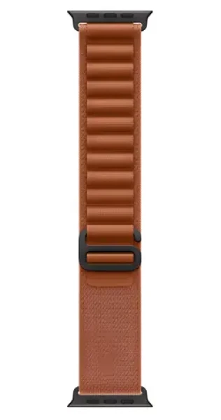 Apple Watch Terra Cotta Alpine Loop Black Titanium S / Remienok pre Apple Watch / 44/45/46/49mm / 130-160 mm (MG9D4ZM/A)
