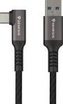 Genesis NVC-2220 čierna / Kábel USB-A - USB-C / 3 m / rýchle nabíjanie (NVC-2220)
