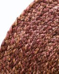 House Doctor Prestieranie z kukuričného šúpolia Circle Rose Taupe – sada 4 ks