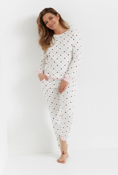 Pyžamo Cana 435 Interlock long/r S-XL ecru XL