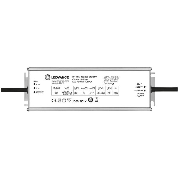 LEDVANCE LED Driver Performance LED driver konštantné napätie 100 W 4170 mA 24 V; 239937