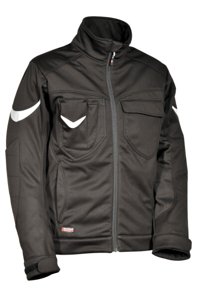 Bunda Cofra SCOURER Softshell Farba: Čierna, Veľkosť: 50 (V065_0_05_Z50)