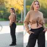 Sexy Koucla Crop Jumper Einheitsgroesse