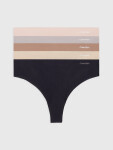 Dámske tangá 5Pack 000QD3556E NP1 Multicolour Calvin Klein