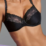 Podprsenka s kosticami Eloise . 5294 black - RosaFaia 001 black 85C