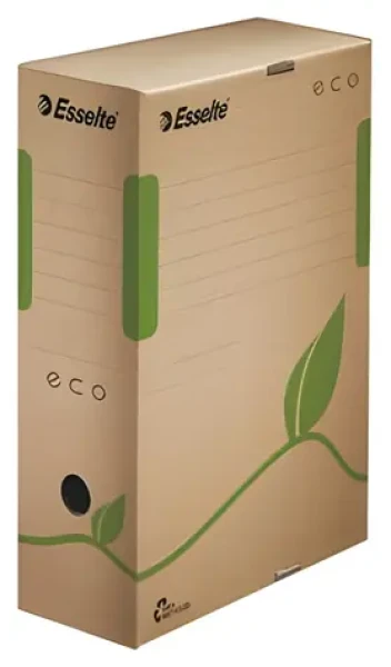 Leitz Esselte ECO archivačná krabica hnedá / Archivačná krabica / 100 mm / A4 / 140 g (623917)