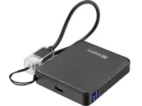 Sandberg Nano Powerbank 5000 čierna / Powerbanka / 5 000 mAh / PD 20W / 2x USB-C (421-33)