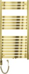 MEXEN/S - Urán radiátor + vykurovacia tyč 1200 x 600 mm, 600 W, zlatá W105-1200-600-2600-50