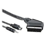 PremiumCord Kábel SCART-S-video+sjack3.52m+kondenz. (8592220008970)