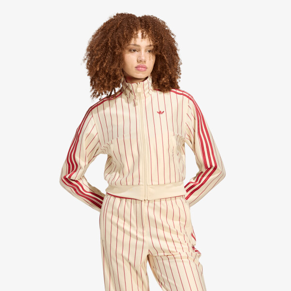 Bunda adidas Reversible Firebird Track Top Warm Vanilla/ Team Victory Red M