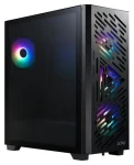 ADATA XPG LANDER 501 čierna / Skriňa / Midi Tower / E-ATX / 2x USB-A 3.2 / 4x120mm ARGB / bez zdroja / priehľadná bočnica (LANDER501CMTA-BKCWW)