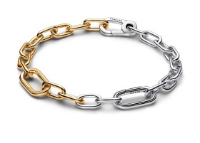 Pandora Bicolor článkový náramok na prívesky Shine Me 563689C00 17,5 cm