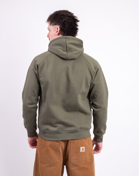 Carhartt WIP Hooded Chase Sweat Leaf/Gold S
