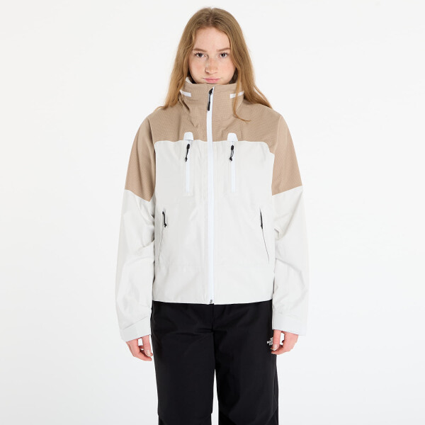 Bunda The North Face W Hke Devils Thumb Gtx Jacket White Dune/ Mushroom Gre S