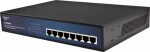 Allnet SWITCH GIGABIT POE , 8 PORTÓW RJ45 POE, 1000 MB/S, BEZ ventilátorA 38816088086 (ALL8808POE)