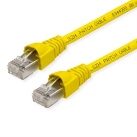 Telegärtner 100008706 RJ45 sieťové káble, prepojovacie káble CAT 6A S/FTP 4.50 m žltá dvojžilový tienený, s ochranou, samozhášavý 1 ks; 100008706