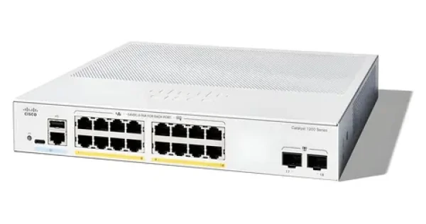 Cisco Catalyst C1200-16P-2G REFRESH / Switch / 16x GbE PoE+ / 2x SFP / 120W / Managed L2+ / fanless (C1200-16P-2G-RF)