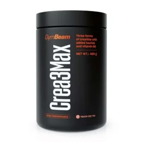 Crea3Max - GymBeam (broskyňa ľadový čaj, 420 g) (111040-2-420g-peachicetea)