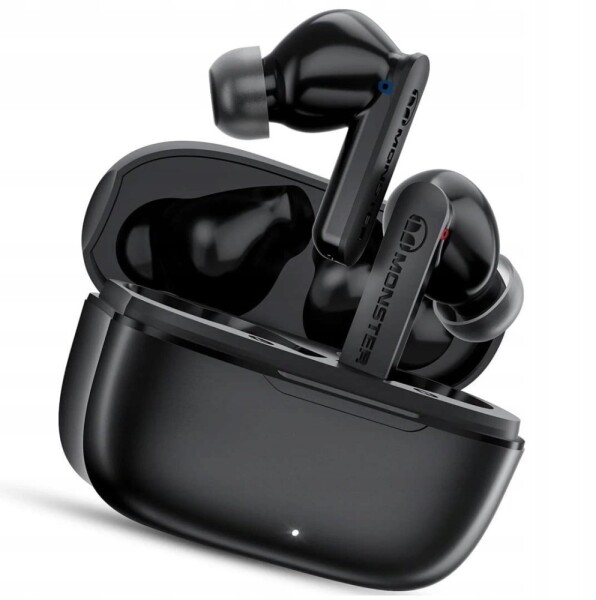 Monster MONSTER N-LITE Clear Talk True Belaidės In-Ear Juodas