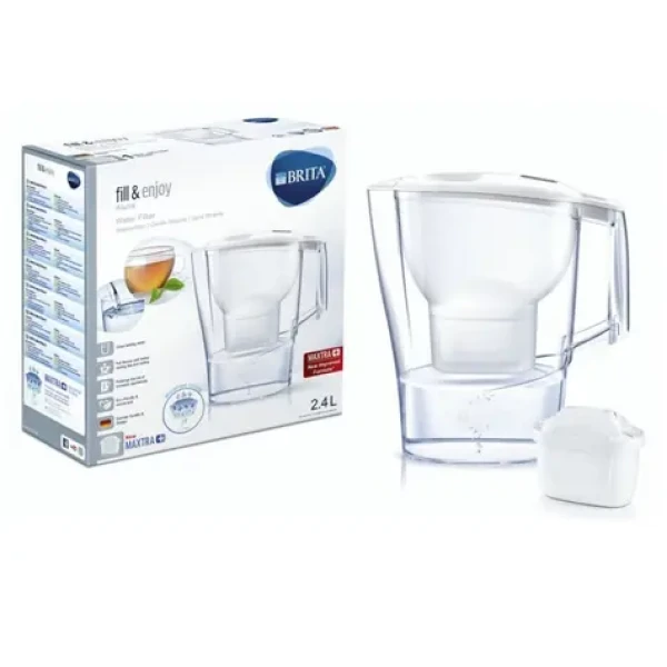Brita Aluna biela / filtračná kanvica na vodu / 2.4l (076 313)