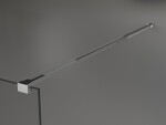 MEXEN/S - KIOTO Sprchová zástena WALK-IN 100x200 cm 8 mm, chróm, zrkadlové sklo 800-100-101-01-50