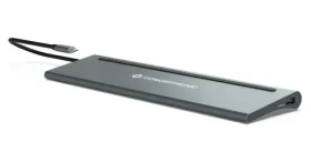 Conceptronic USB-C dokovacia stanica 12v1 šedá / Dokovacia stanica / 2x HDMI / DisplayPort / USB-C PD 100W / LAN (DONN17G)