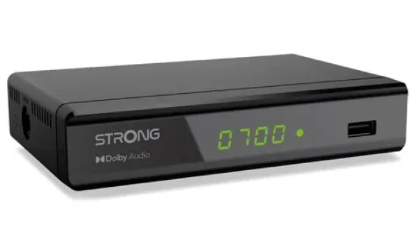 Strong SRT 8119 čierna / Digitálny tuner DVB-T/T2 / FHD / USB / HDMI / SCART / RCA (SRT8119)