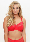 Dámská podprsenka model 8740545 - LingaDore Velikost: 80 F, Barva: Červená