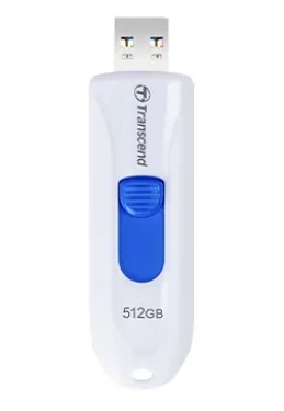 Transcend JetFlash 790 512GB biela / Flash disk / USB 3.2 Gen 1 (TS512GJF790W)