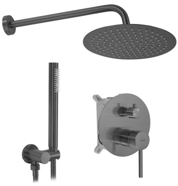 REA - Podomietková sprchová sada Lungo Titan + BOX REA-P6363