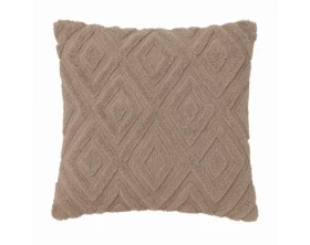 Dekoračný vankúš Boho rabbit 45x45 cm, taupe%