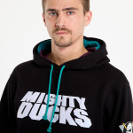 Mikina Mitchell & Ness NHL Playmaker Fleece Hoodie Vintage Logo Ducks Black L