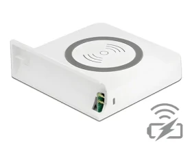 DeLock biela / Bezdrôtový nabíjací modul / pre nabíjačku DeLock 41450 / 15 W / LED indikácia (41451)