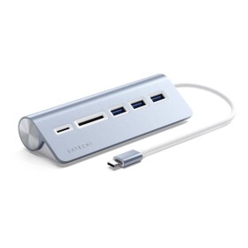 Satechi SATECHI USB-C Combo Hub for Desktop Blue | iMac