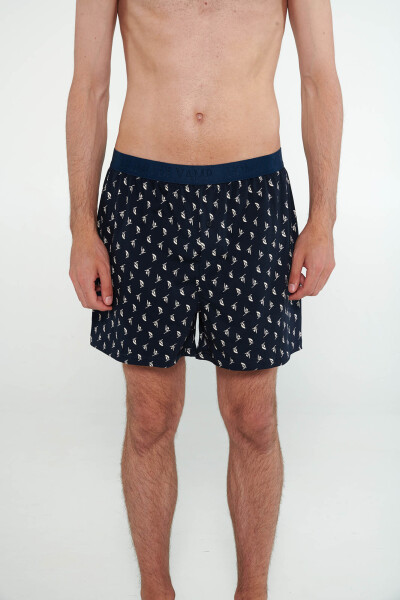 Vamp - Boxerky s potlačou 20853 - Vamp blue salute XXL