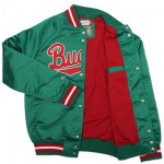 Mitchell & Ness NBA Milwaukee Bucks Pánska ľahká bunda M STJKMG18013-MBUDKGN M