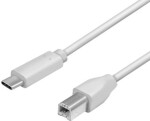 Logilink prepojovací kábel USB 2.0 C samec na USB-B samec / 1m (CU0160)