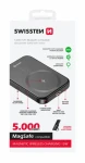 Swissten 22013975 POWER BANK 5000 mAh čierna / Power Bank / 20W / USB-C / Qi (22013975)