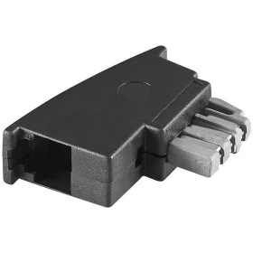Goobay TAE-N-RJ11 čierna / Telefónny adaptér / 6P4C (50308)