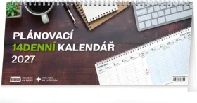 NOTIQUE Pracovný 14denný 2027 / Stolný kalendár / 33 × 14,5 cm