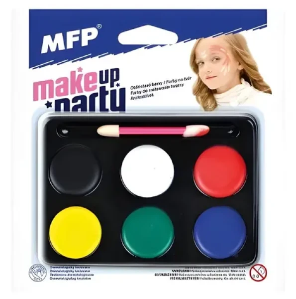 MFP Farby na tvár 6 farieb na paletke