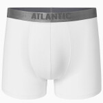 Pánske boxerky 012 black - Atlantic Bílá S