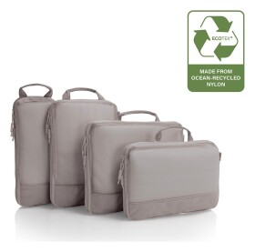 Cestovne organizery Heys Ecotex Compression Packing Cube 4 Pc Set Atmosphere