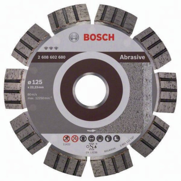 Bosch Accessories 2608602680 Bosch Power Tools diamantový rezný kotúč Priemer 125 mm 1 ks; 2608602680