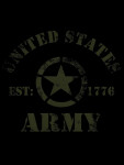 Pánske tričko s potlačou United States Army NX087R L