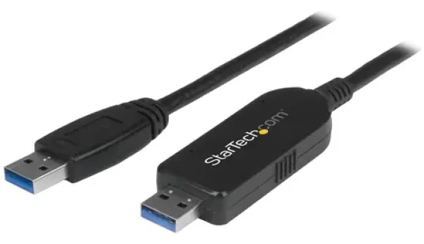 StarTech PCLINQ čierna / Dátový kábel / USB-A - USB-A / USB 3.0 / 5 Gbps / 1,8 m (USB3LINK)