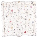 GREEN GATE Prešívaný podsedák Venissa White 50 x 50 cm